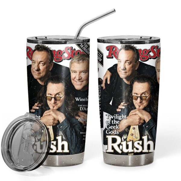 Gearhuman 3D The Rolling Stone Rush Custom Tumbler GN28094 Tumbler 20oz 
