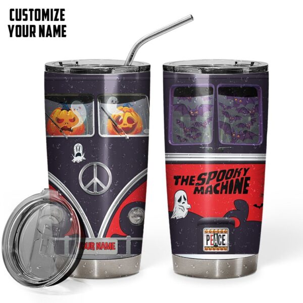 Gearhuman 3D The Spooky Machine Hippie Van Custom Name Design Vacuum Insulated Tumbler GV27083 Tumbler