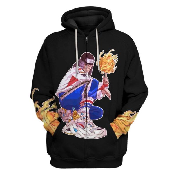 Gearhuman 3D The Third Hokage Hiruzen Sarutobi Custom Hoodie Apparel GC23092 3D Apparel Zip Hoodie S 