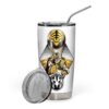 Gearhuman 3D The White Power Ranger Custom Design Vacuum Insulated Tumbler GL250811 Tumbler 20oz