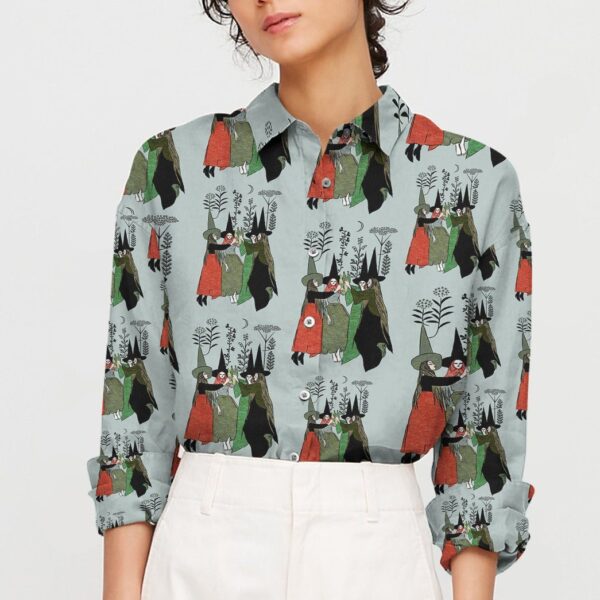 Gearhuman 3D The Witcher Linen Shirt For Woman GV300919 Linen Shirt 