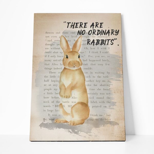 Gearhuman 3D There Are No Ordinary Rabbit Canvas GB050310 Canvas 1 Piece Non Frame M