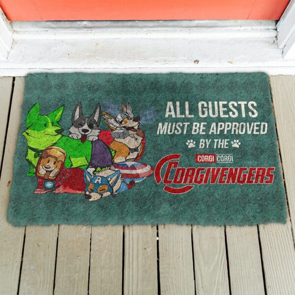 Gearhuman 3D This House Protected By Corgi Doormat GK26014 Doormat Doormat S(15,8''x23,6'')