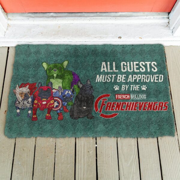 Gearhuman 3D This House Protected By Frenc Bulldog Doormat GK26017 Doormat