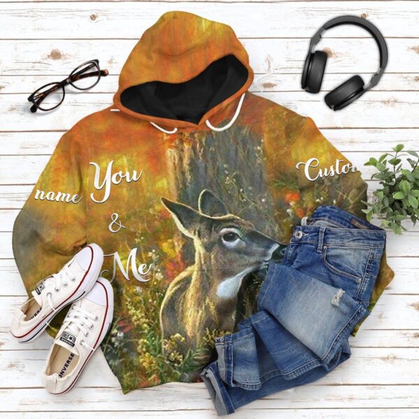 Gearhuman 3D This Is Us Deer Tshirt Hoodie Apparel GB11014 3D Apparel