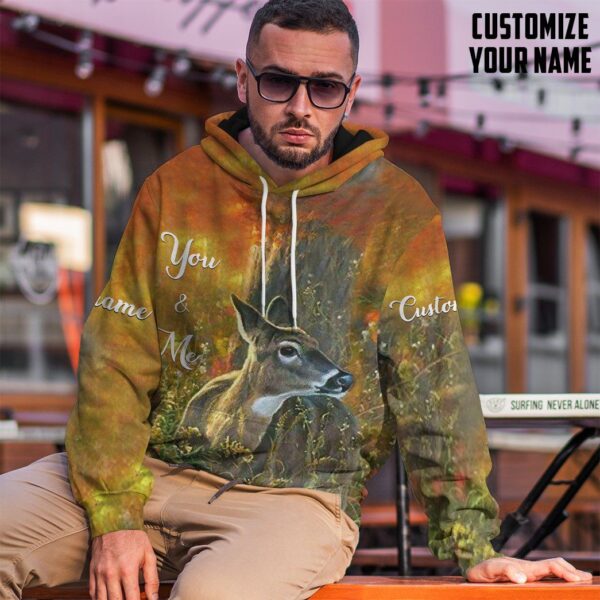Gearhuman 3D This Is Us Deer Tshirt Hoodie Apparel GB11014 3D Apparel