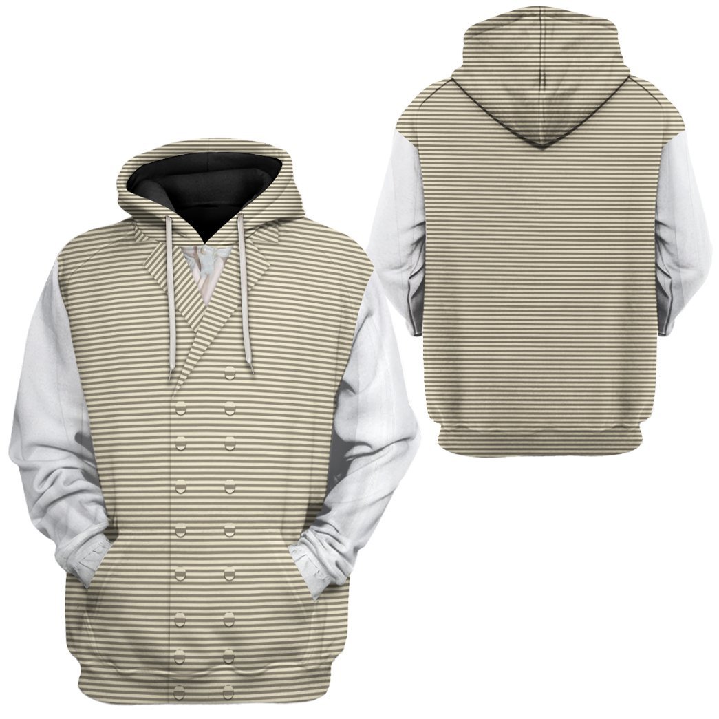 Gearhuman 3D Thomas Jefferson Ancient Costume Custom Hoodie Apparel GV09092 3D Custom Fleece Hoodies