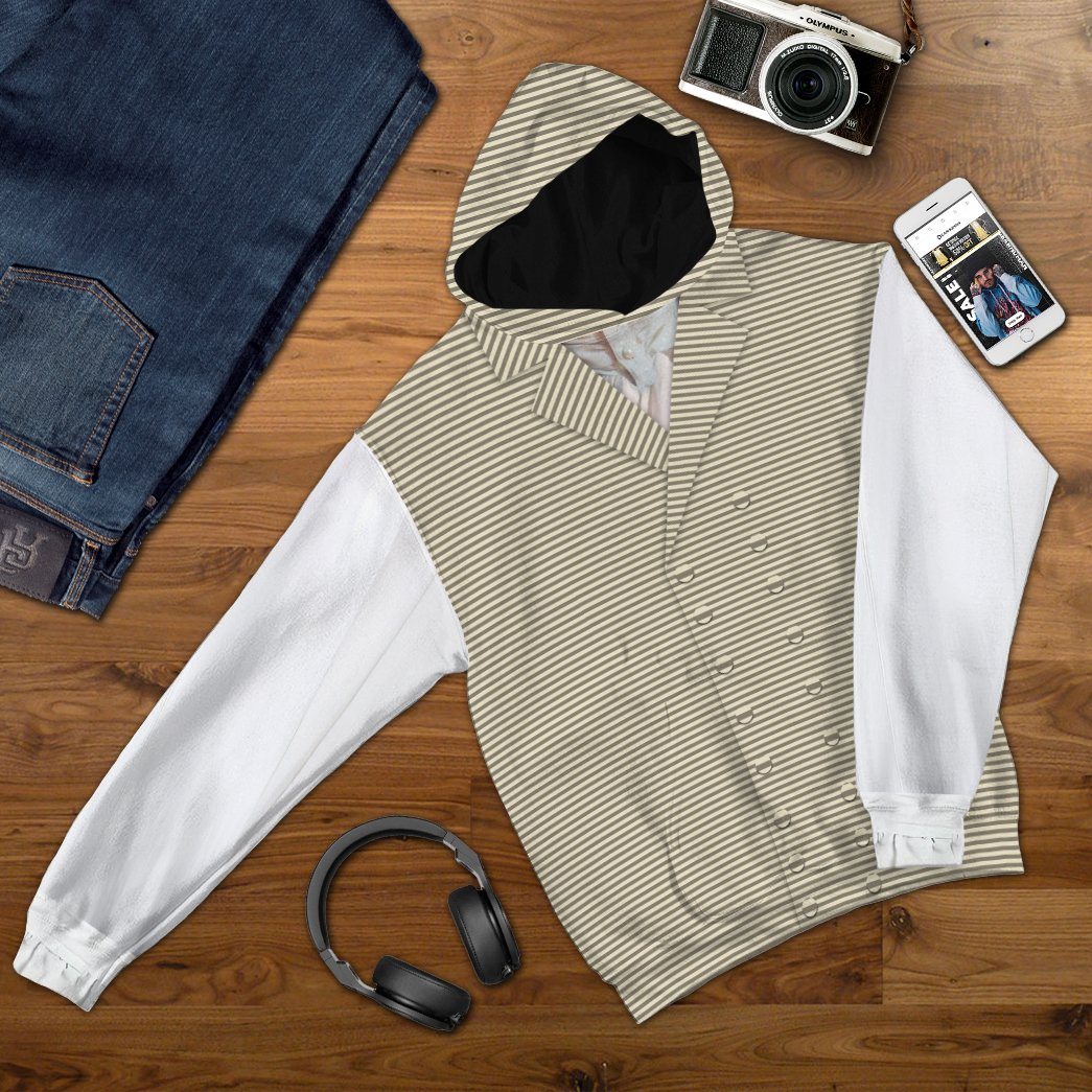 Gearhuman 3D Thomas Jefferson Ancient Costume Custom Hoodie Apparel GV09092 3D Custom Fleece Hoodies