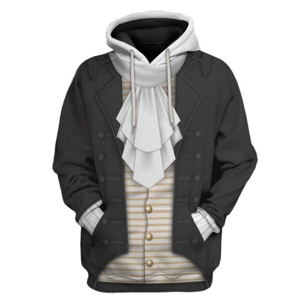 Gearhuman 3D Thomas Jefferson Custom Hoodie Apparel GV270712 3D Custom Fleece Hoodies Hoodie S 
