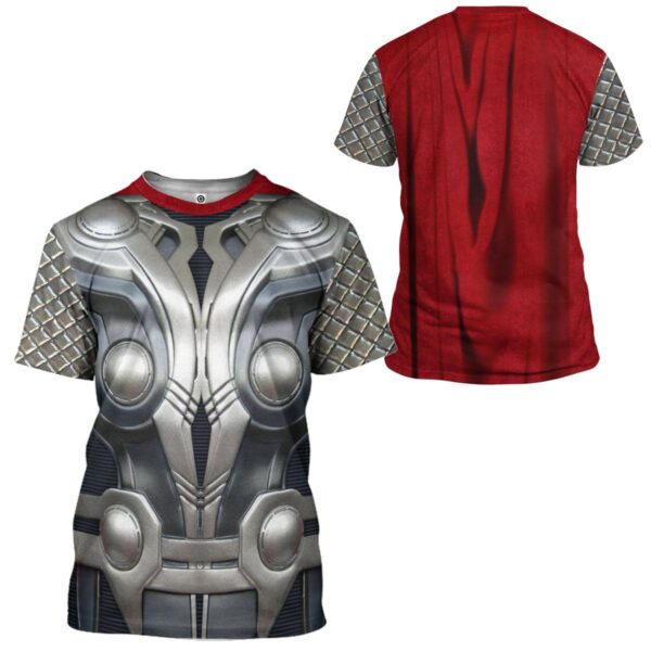 Gearhuman 3D Thor Odinson Custom Tshirt Apparel GW11093 3D T-shirt