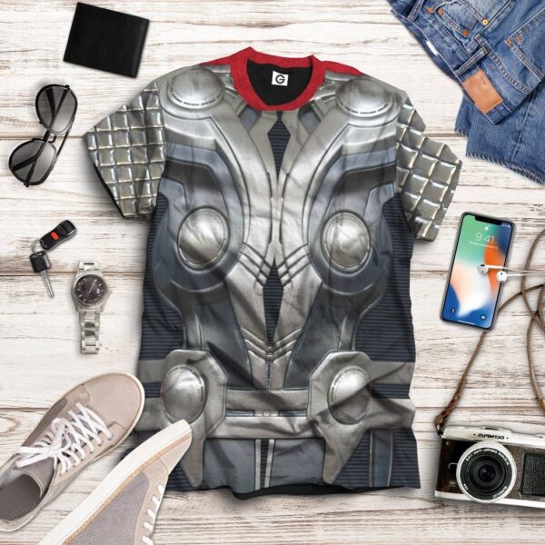 Gearhuman 3D Thor Odinson Custom Tshirt Apparel GW11093 3D T-shirt