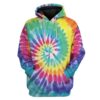 Gearhuman 3D Tie Dye Cross Custom Hoodie Apparel GW15072 3D Custom Fleece Hoodies Hoodie S