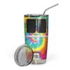 Gearhuman 3D Tie-Dye Hippie Van Custom Design Vacuum Insulated Tumbler GV030914 Tumbler 20oz 