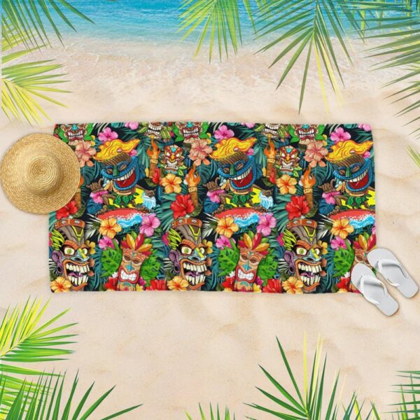 Gearhuman 3D Tiki Tiki Awesome Beach Towel ZK3105218 Towel 