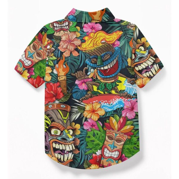 Gearhuman 3D Tiki Tiki Awesome Kid Hawaii Shirt ZK17062110 Kid Hawaii Shirt