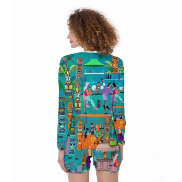Gearhuman 3D Tiki Tiki Chilling Time In The Big Island Women One Piece Pajamas ZK0207217 One piece women pajamas 