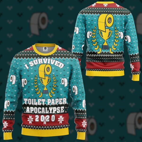 Gearhuman 3D Toilet Paper Apocalypse Custom Tshirt Hoodie Apparel CW271016 3D Apparel 