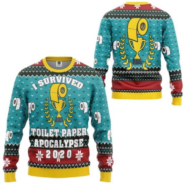 Gearhuman 3D Toilet Paper Apocalypse Custom Tshirt Hoodie Apparel CW271016 3D Apparel 