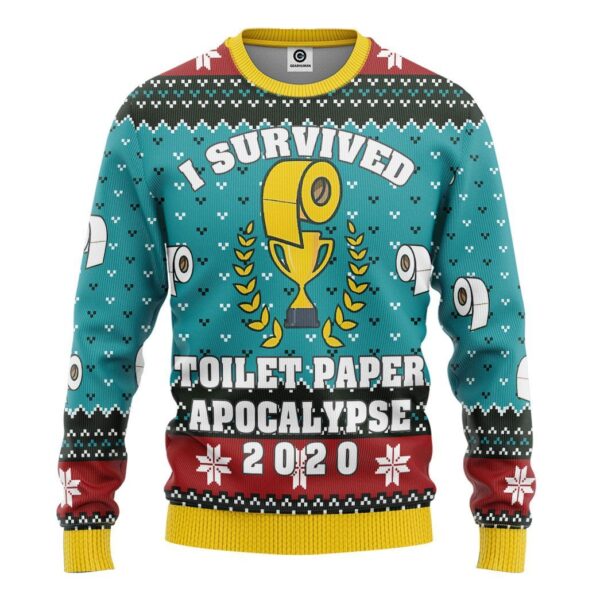 Gearhuman 3D Toilet Paper Apocalypse Custom Tshirt Hoodie Apparel CW271016 3D Apparel Long Sleeve S