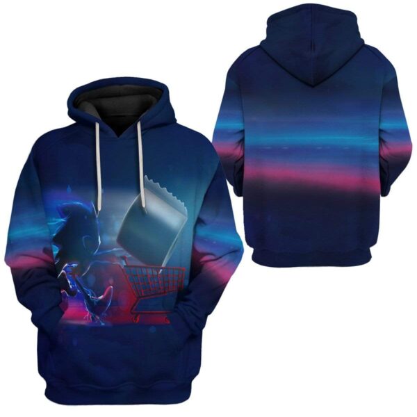 Gearhuman 3D Toilet Paper Gotta Go Fast Custom Fleece Hoodie Apparel GA16033 3D Custom Fleece Hoodies