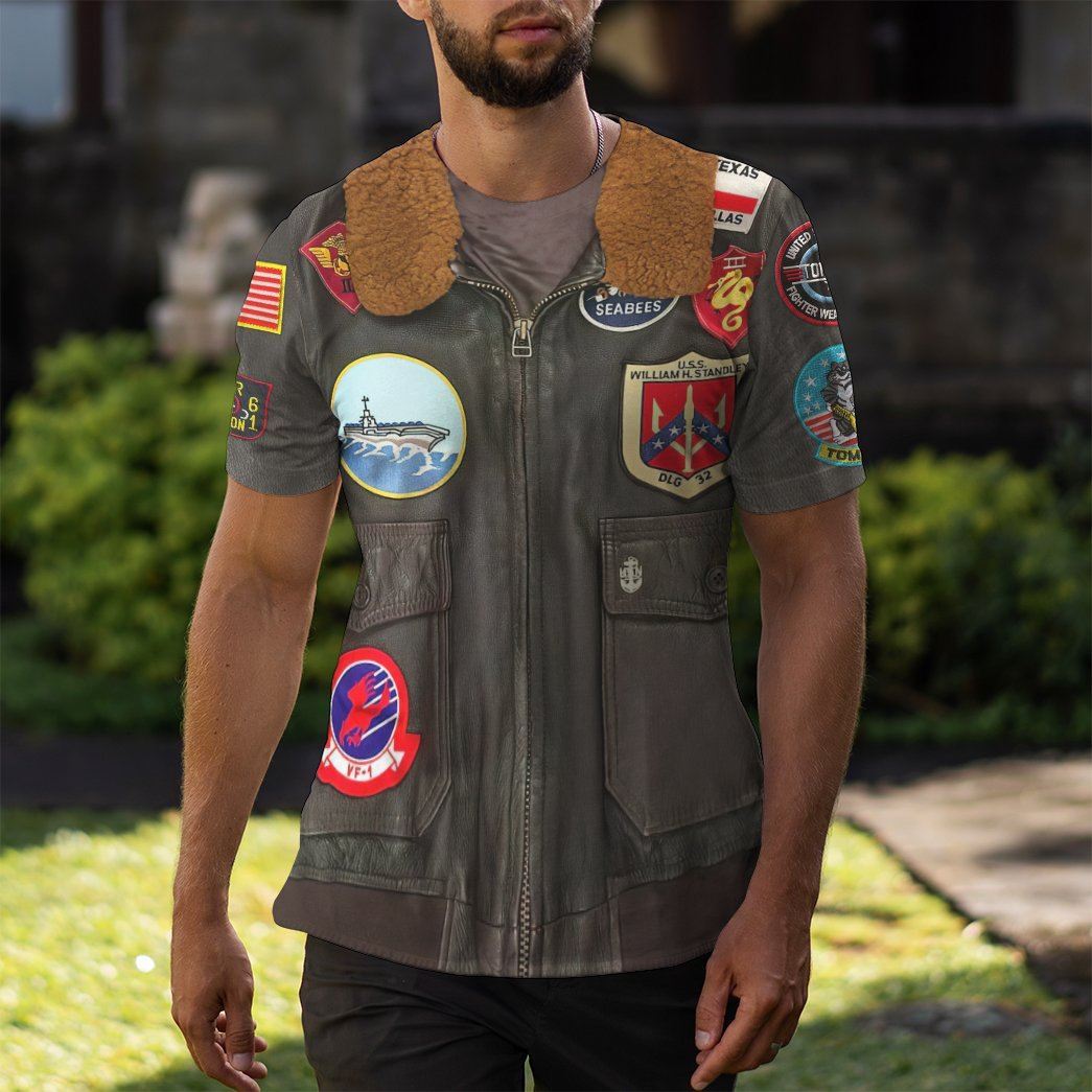 Gearhuman 3D Top Gun Maverick Custom Tshirt Apparel GN16094 3D T-shirt