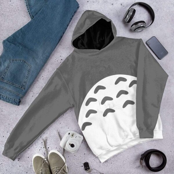 Gearhuman 3D Totoro Custom Hoodie Apparel GS10083 3D Custom Fleece Hoodies