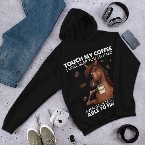 Gearhuman 3D Touch My Coffee Hoodie Apparel GV17093 3D Custom Fleece Hoodies 
