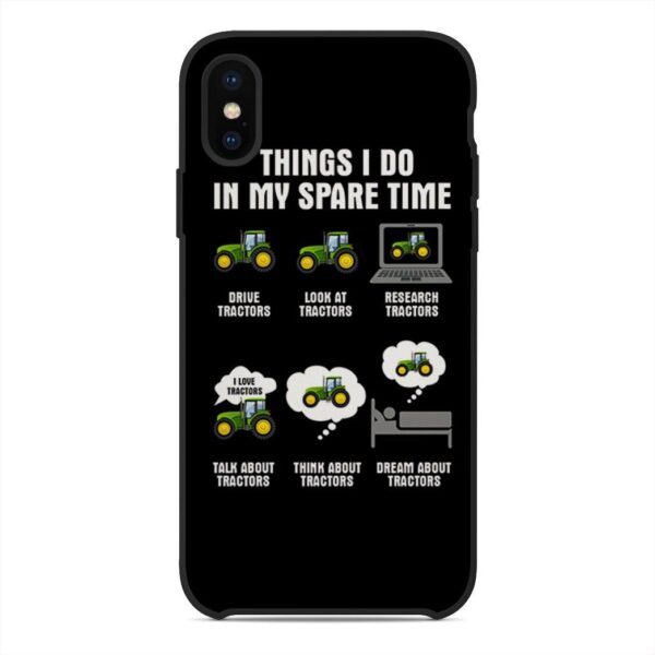 Gearhuman 3D Tractor Custom Glass Phone Case GB10114 Glass Phone Case Iphone X 