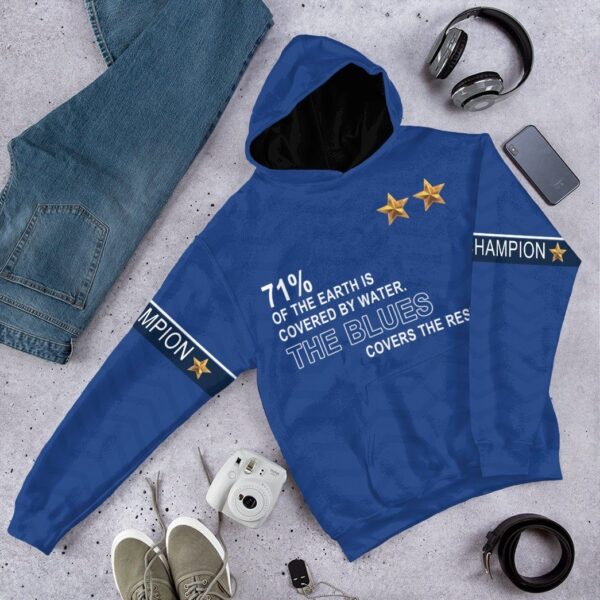 Gearhuman 3D True Blues Tshirt Hoodie Apparel ZK0106212 3D Apparel 