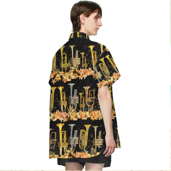Gearhuman 3D Trumpet Hawaii Shirt ZZ2506218 Short Sleeve Shirt 