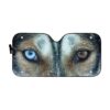 Gearhuman 3D Two-Color Eyes Wolf Sunshade ZK0707211 Auto Sunshade 57''x27.5''