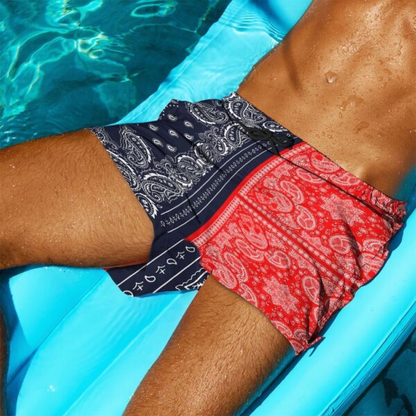 Gearhuman 3D Two Paisley Bandanas Shorts ZK3105215 Men Shorts