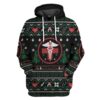Gearhuman 3D Ugly Nurse Christmas Sweaters Custom Hoodie Apparel GW141018 3D Apparel Hoodie S