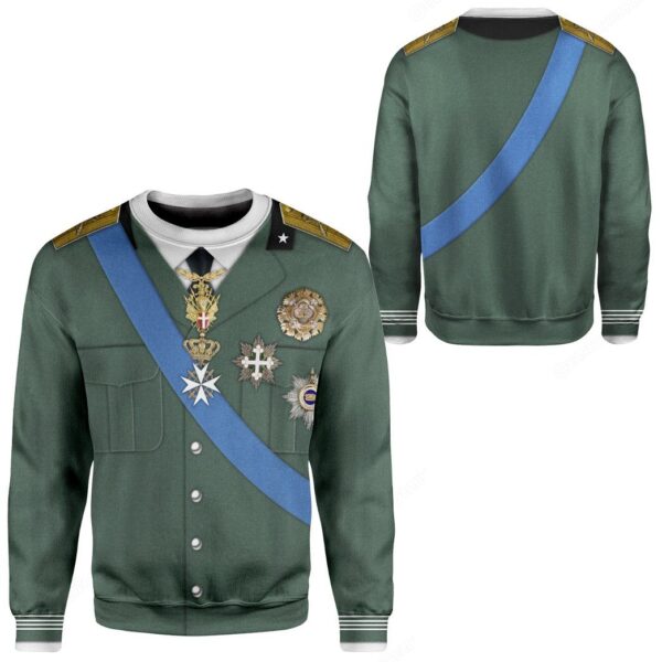 Gearhuman 3D Umberto II of Italy Custom Sweatshirt Apparel GV040918 Sweatshirt