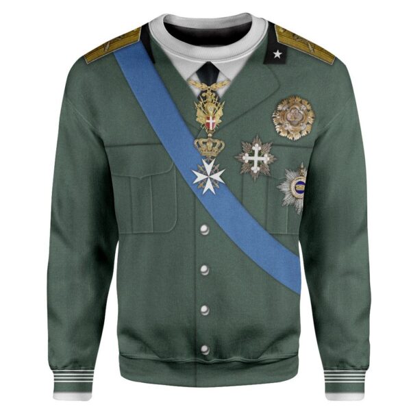 Gearhuman 3D Umberto II of Italy Custom Sweatshirt Apparel GV040918 Sweatshirt Sweatshirt S 