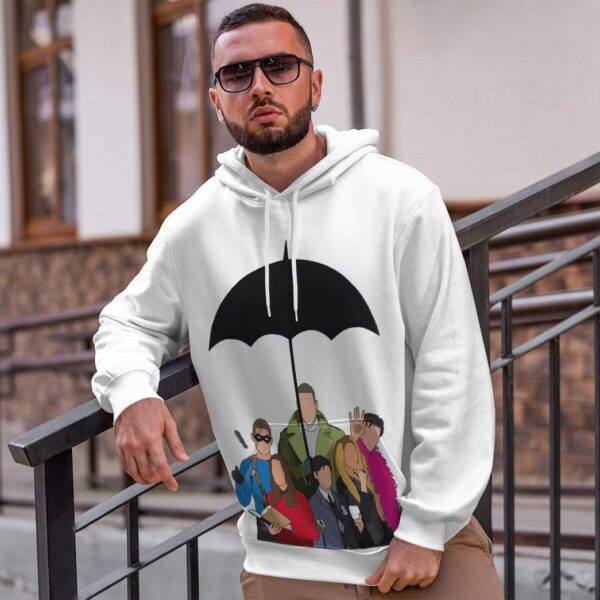 Gearhuman 3D Umbrella Academy Custom Hoodie Apparel GS13083 3D Custom Fleece Hoodies