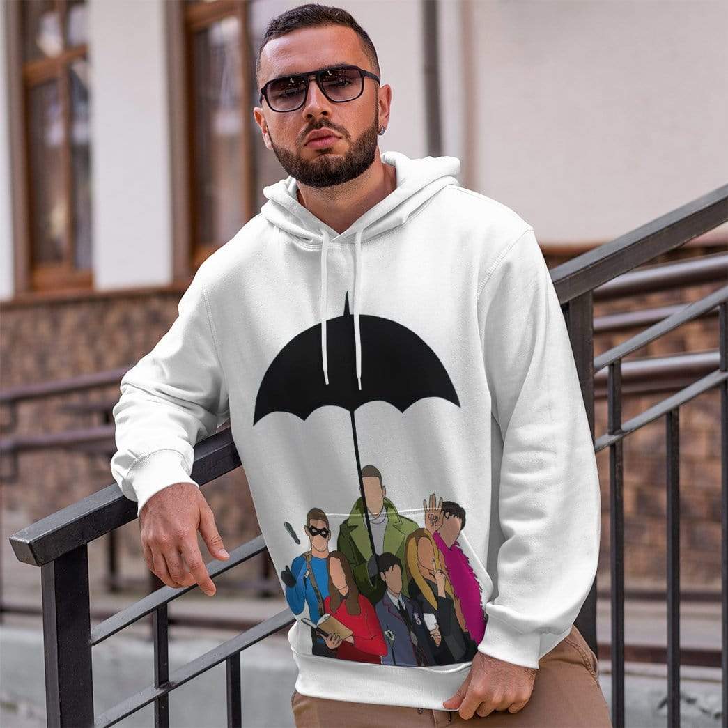 Gearhuman 3D Umbrella Academy Custom Hoodie Apparel GS13083 3D Custom Fleece Hoodies