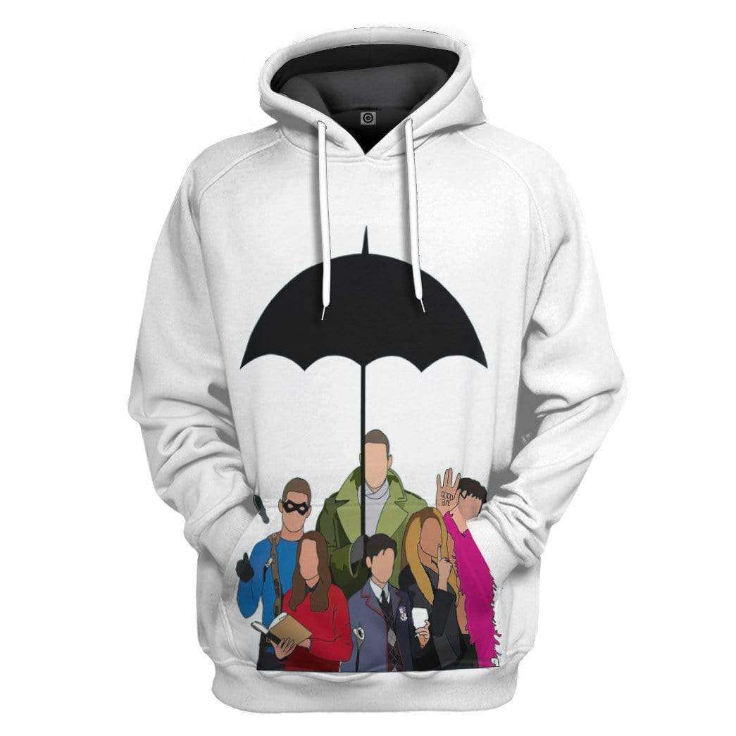 Gearhuman 3D Umbrella Academy Custom Hoodie Apparel GS13083 3D Custom Fleece Hoodies Hoodie S