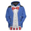 Gearhuman 3D Uncle Sam Cosplay Halloween Custom Hoodie Apparel GV01092 3D Custom Fleece Hoodies Hoodie S