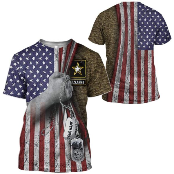 Gearhuman 3D US Army Custom Name T-Shirts Hoodies Apparel HD-DT0502206 3D Custom Fleece Hoodies