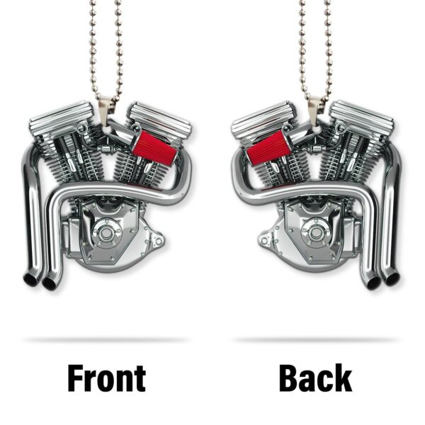 Gearhuman 3D V Twin Engine Car Hanging ZK26052114 Car Hanging