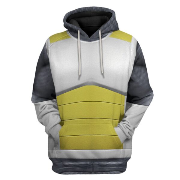 Gearhuman 3D Vegeta Saiyan Battle Armor Dragon Ball Super Custom Hoodie Apparel GV210918 3D Apparel Hoodie S 