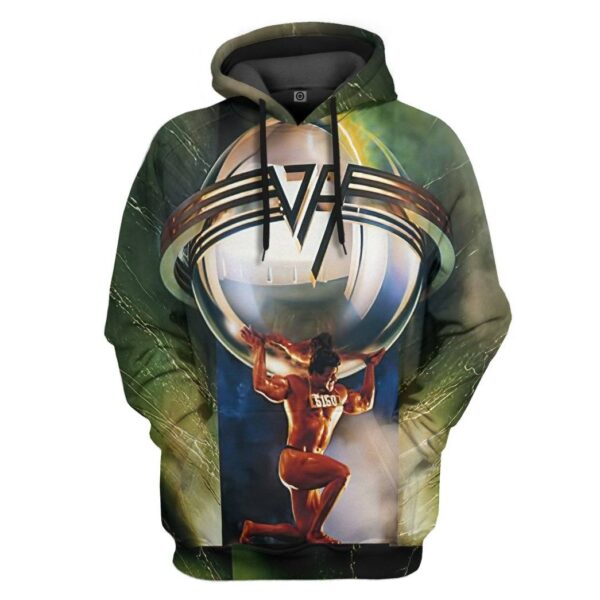 Gearhuman 3D VH Custom Hoodie Apparel GV010918 3D Custom Fleece Hoodies 