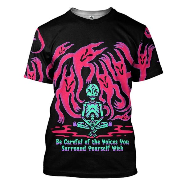 Gearhuman 3D Voices Custom Tshirt Apparel GV14091 3D T-shirt T-Shirt S 