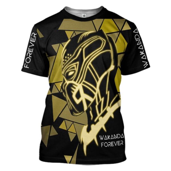 Gearhuman 3D Wakanda Forever Custom Tshirt Apparel GV03098 3D T-shirt T-Shirt S 