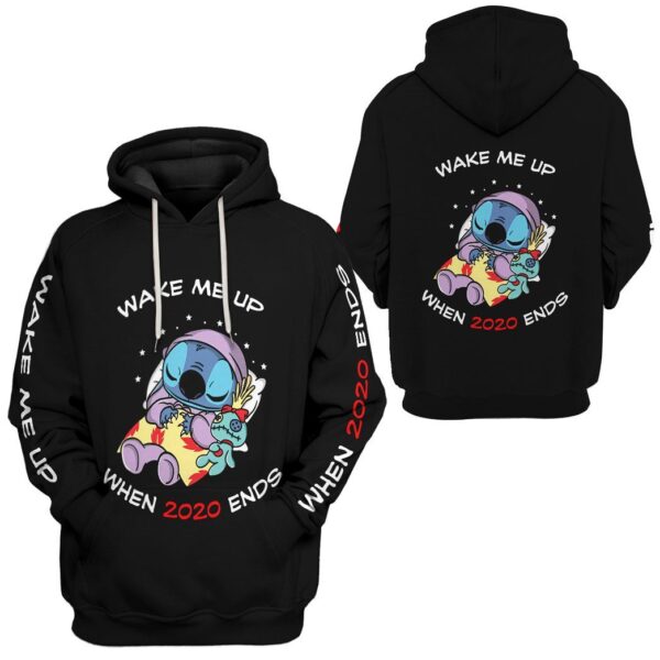 Gearhuman 3D Wake Me Up Custom Hoodie Apparel GV14092 3D Custom Fleece Hoodies 