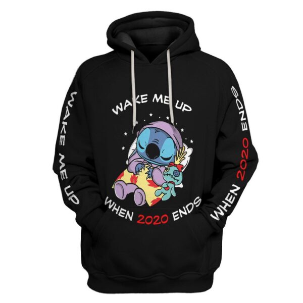 Gearhuman 3D Wake Me Up Custom Hoodie Apparel GV14092 3D Custom Fleece Hoodies Hoodie S 