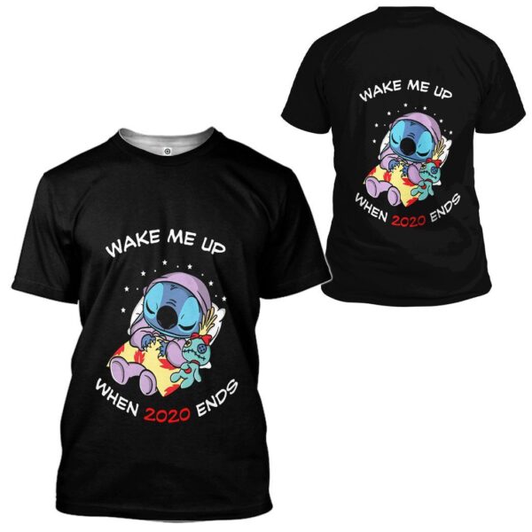 Gearhuman 3D Wake Me Up Custom Tshirt Apparel GV14092 3D T-shirt