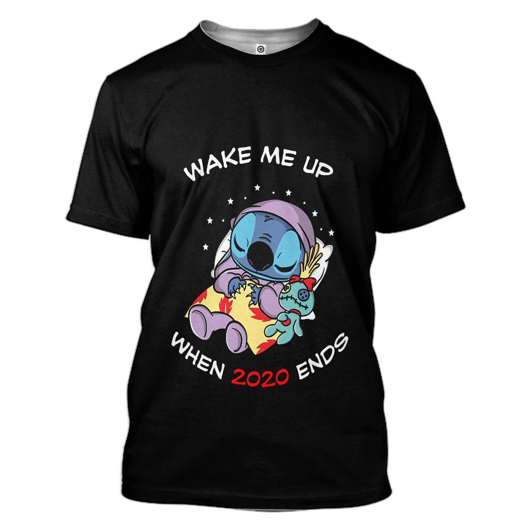 Gearhuman 3D Wake Me Up Custom Tshirt Apparel GV14092 3D T-shirt T-Shirt S