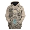 Gearhuman 3D Walter White Breaking Bad Custom Hoodie Apparel GW13071 3D Custom Fleece Hoodies Hoodie S